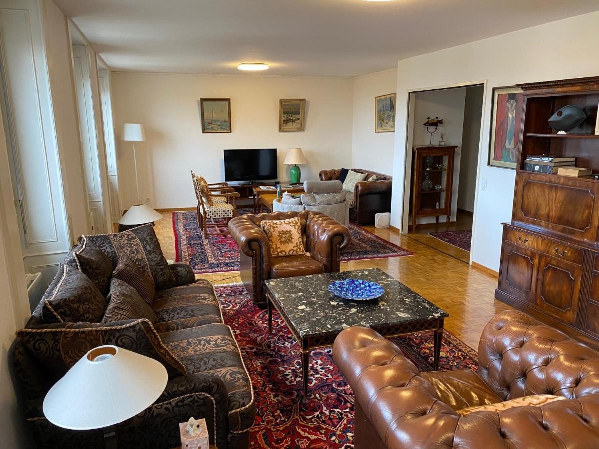 Geneve, Plein Centre,Belle Vue Lac, Splendide Et Grand Appartement Zewnętrze zdjęcie
